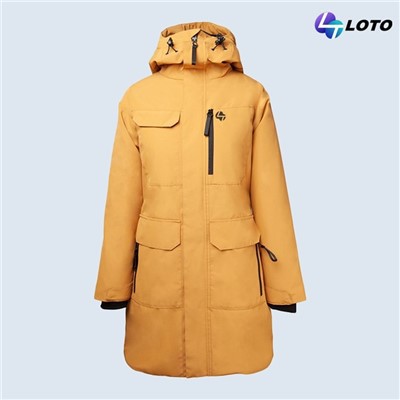 To'liq uzunlikdagi yostiqli palto