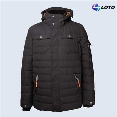 Erkaklar uchun to'ldirilgan puffer ko'ylagi